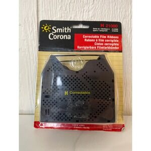 Smith Corona H 21000 Correctable Film Black Typewriter Ribbon New‎ Old Stock